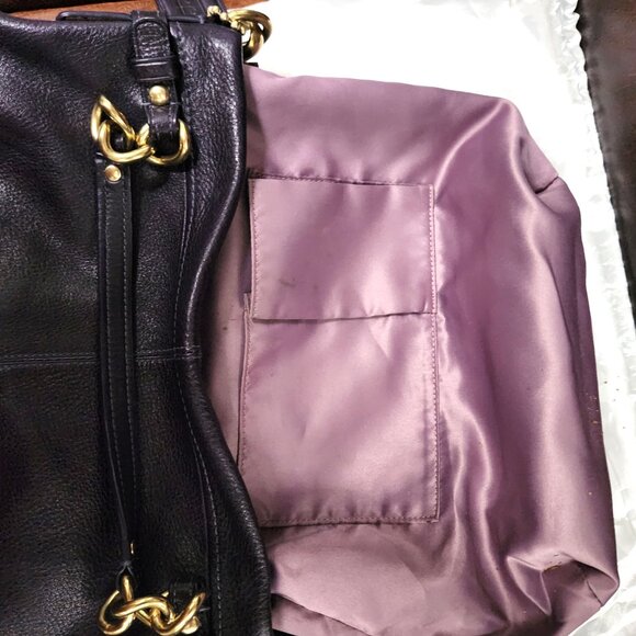 Coach Brooke Hobo Bag - Deep Purple - EUC - Picture 6 of 8